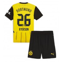 Camiseta Borussia Dortmund Julian Ryerson #26 Primera Equipación para niños 2024-25 manga corta (+ pantalones cortos)